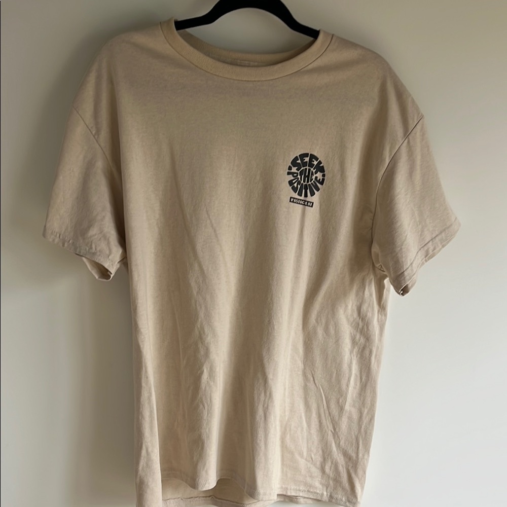 Beige Graphic T-Shirt